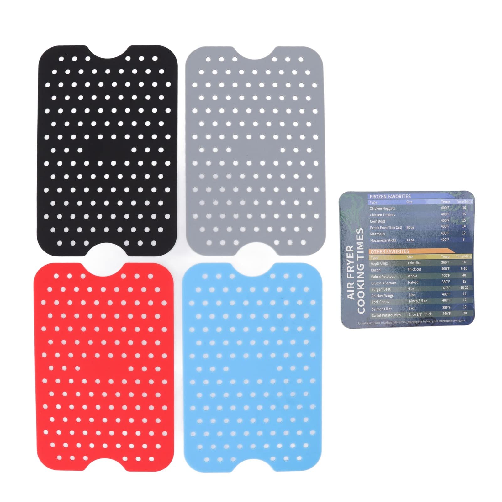 Reusable Air Fryer Liners, Silicone Air Fryer Parchment Liners for Home, Kitchen, Baking, Cooking