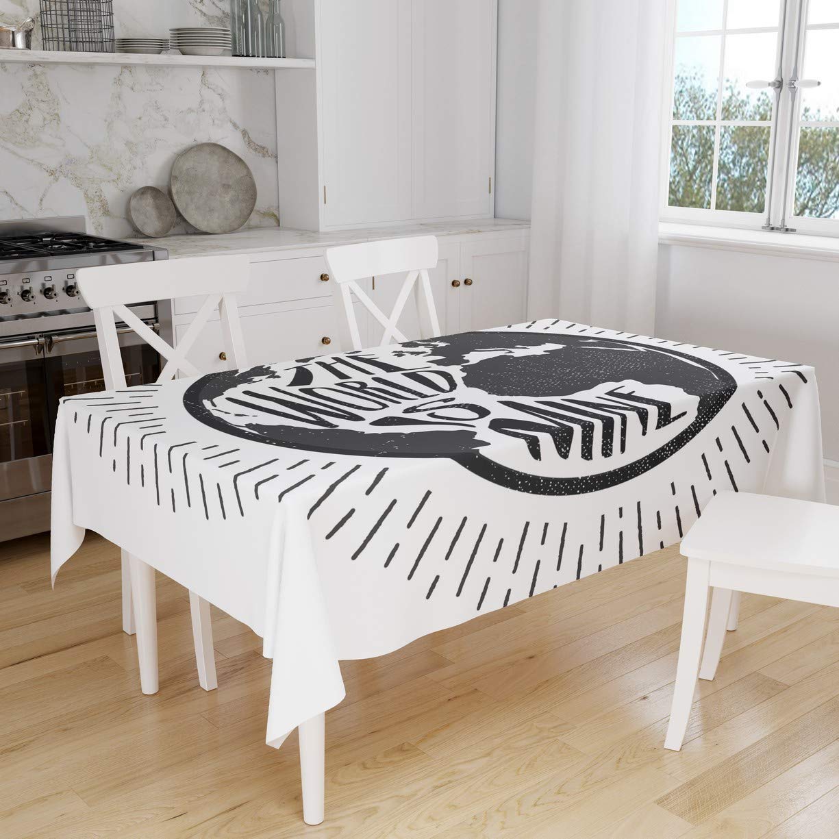 Bonamaison Kitchen Decoration, Tablecloth, 140cm x 160cm - Designed and Manufactured in Turkey