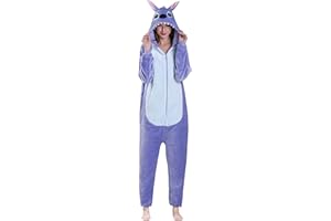 Yimidear Unisex Adult Pajamas Cosplay Costume Animal Onesie Sleepwear Nightwear
