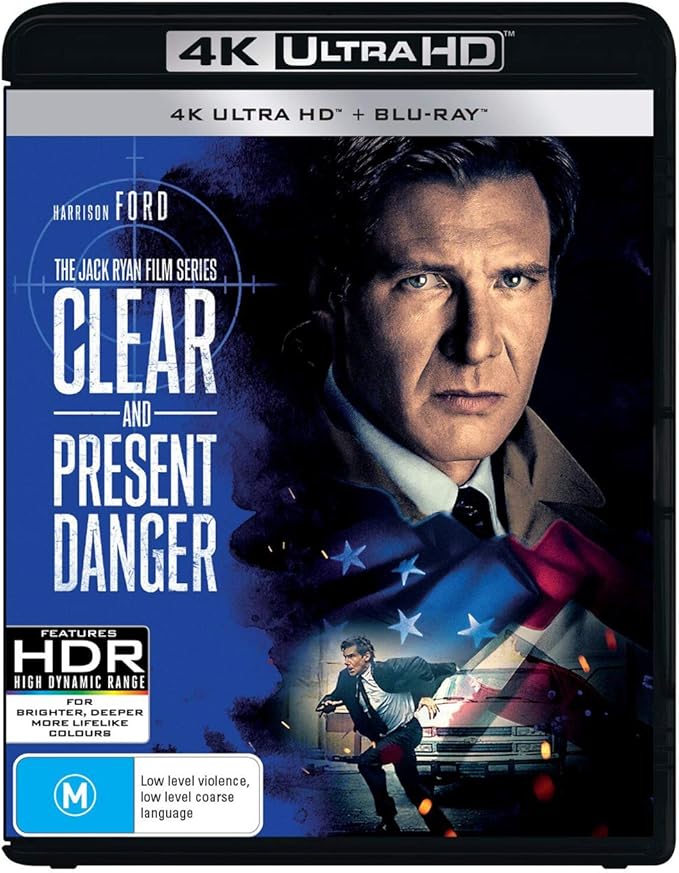 Clear And Present Danger 4K Ultra HD Blu ray Anne Archer Willem 