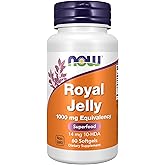 NOW Supplements, Royal Jelly with 10-HDA, 60 Softgels