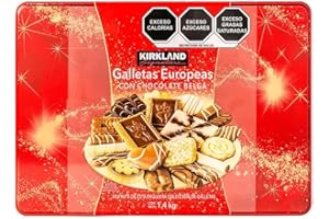 European Cookies Kirkland Signature with Belgian, Chocolate, 49.4 Oz