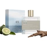By The Sea 3.4 fl oz. Eau de Parfum by Memoire Archives | Fresh Aquatic Scent | Cologne w/ Lemon, Bergamot &amp; Sea Mist Top Notes, Coconut Milk &amp; Ylang Ylang Heart