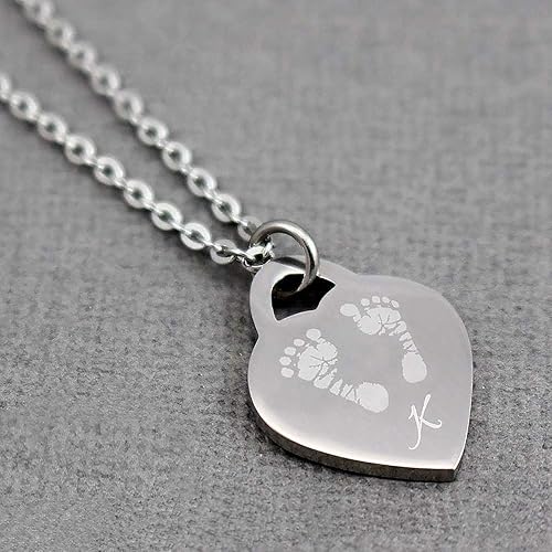 custom baby footprint jewelry