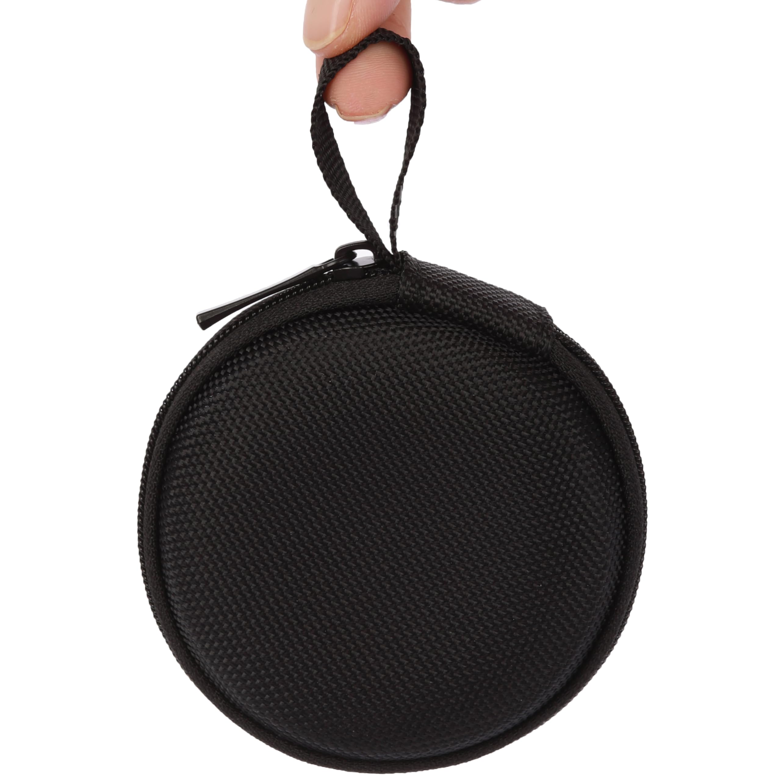 Photo 1 of Ginsco Mini-Portable Hard Shell Earbuds Case for Apple EarPods Headphones USB-C Wired Ear Buds, Samsung Galaxy Wired Earbuds JBL Endurance Run 2, Cable Organizer Travel Case (Black-Double Strand)