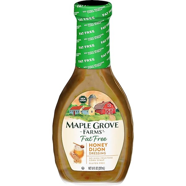 MAPLE GROVE FARMS FAT FREE HONEY DIJON DRESSING,...
