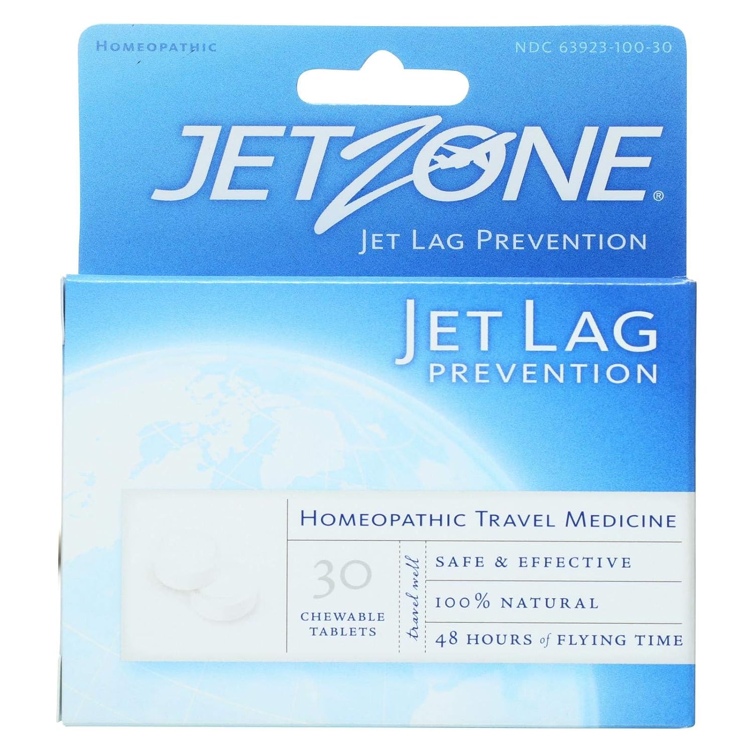Amazon.com: Jet Zone Jet Lag Prevention - Homeopathic Travel Medicine ...