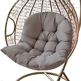 DKIEI Thicken Swing Chair Egg Chair Cushion Dark Grey
