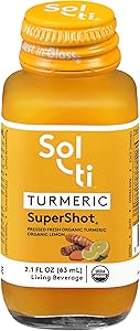 SOL TI Organic Turmeric Supershot SGL, 2.1 FZ