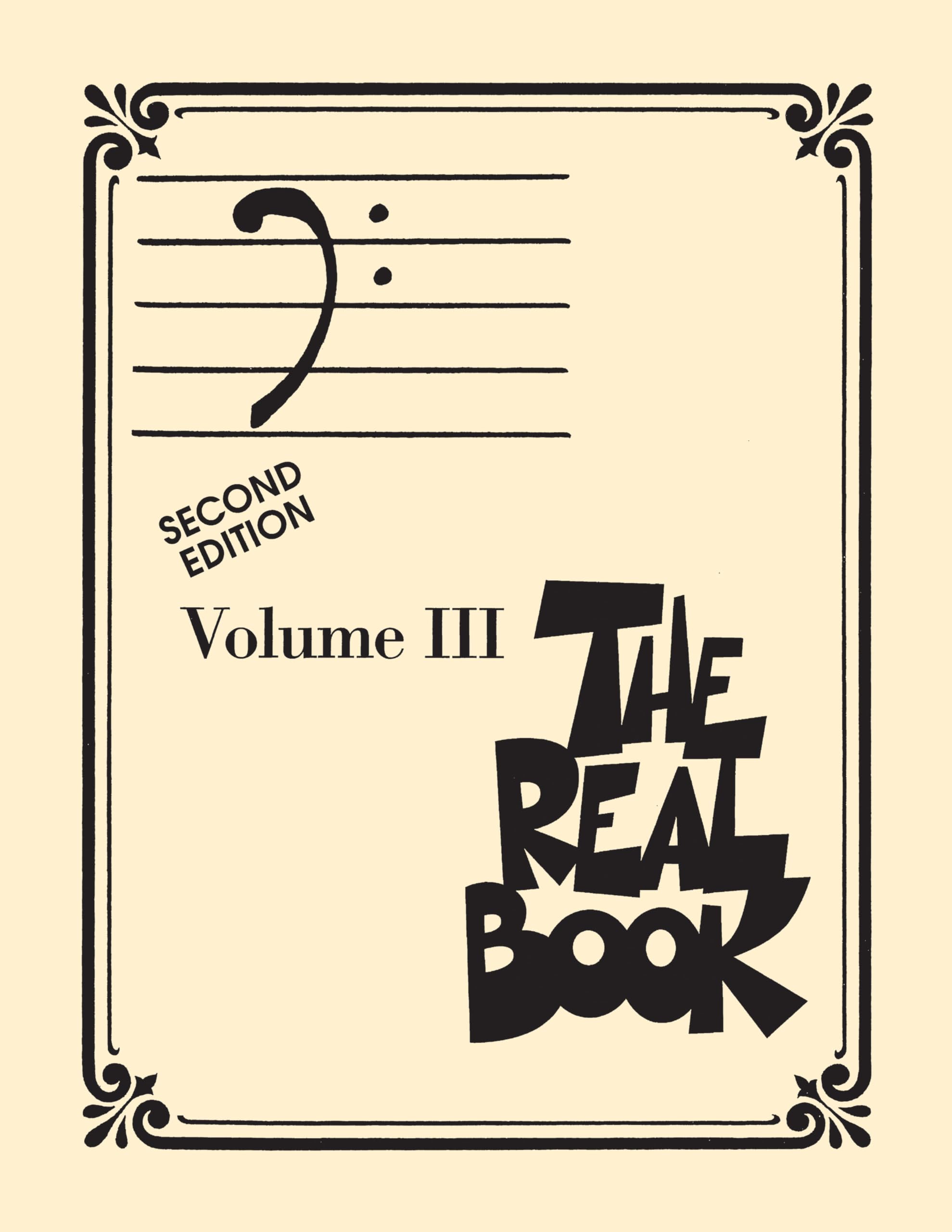 The Real Book - Volume III: Bass Clef Edition: 03 (Real Books (Hal Leonard))