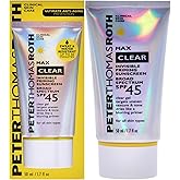 Peter Thomas Roth | Max Clear Invisible Priming Sunscreen Broad Spectrum SPF 45 | Makeup Primer with SPF, Water-Resistant Sunscreen Gel with Silky Finish, 1.7 fl. oz.