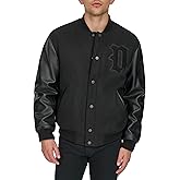 DOCKERS Men's Monogram Varsity Bomber Jacket