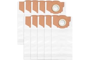 Tomkity 10 Packs Replacement Vacuum Bags Compatible with Eureka RR, Part#61115 Boss Smart Vac 4800 Series