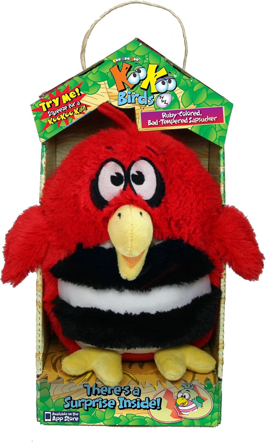 KOOKOO Bird Plüschvogel mit Ei und Sound Blue Nosed 102 (SPW) Amazon