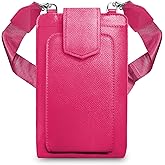 Save The Girls Crossbody Phone Purse (Pink) - Touch Screen Handbags for Women - Zippered Pouch & Phone Sling Crossbody (Boca)