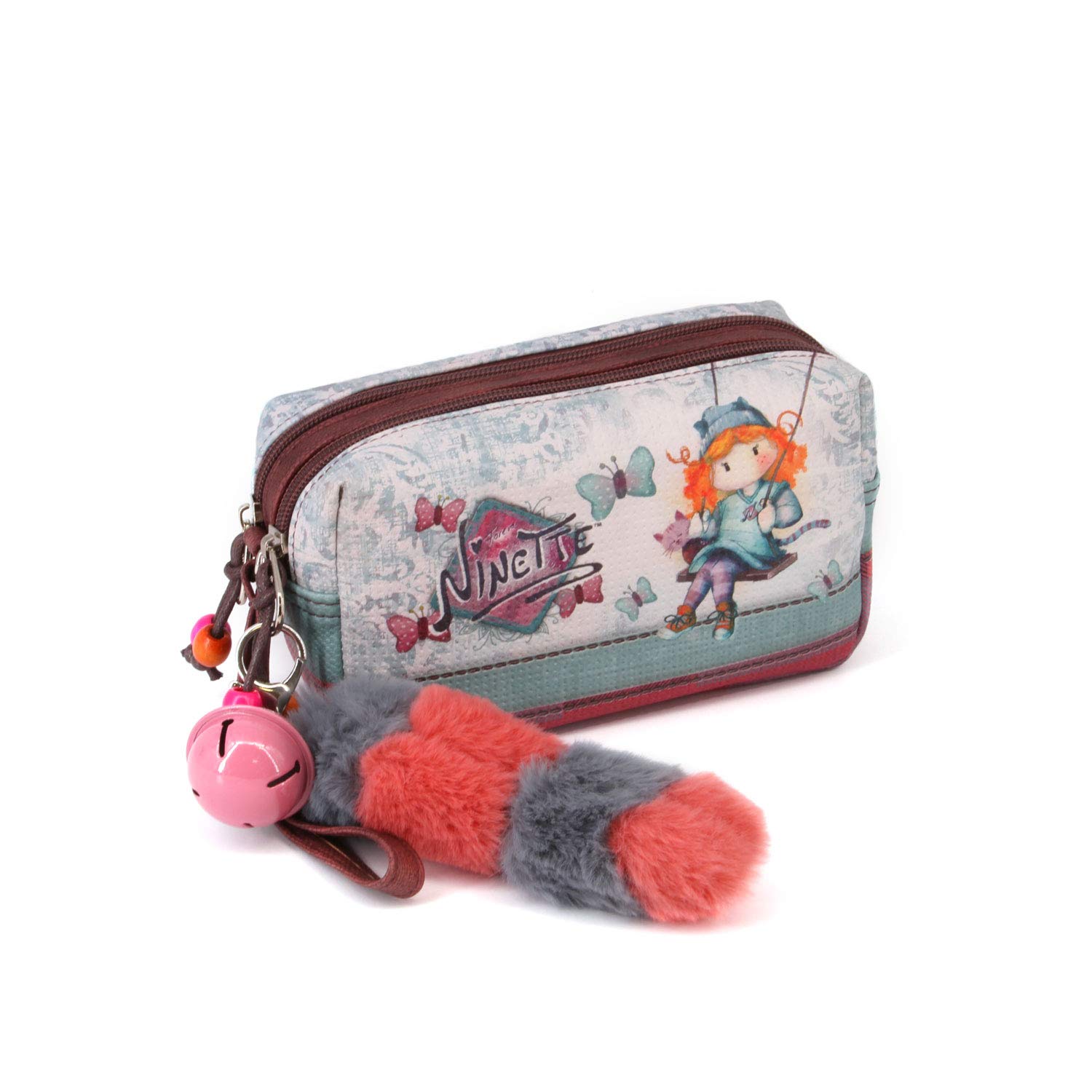 Forever Ninette Swing-Box Toiletry Bag, Multicolour, 18 x 10.5 cm