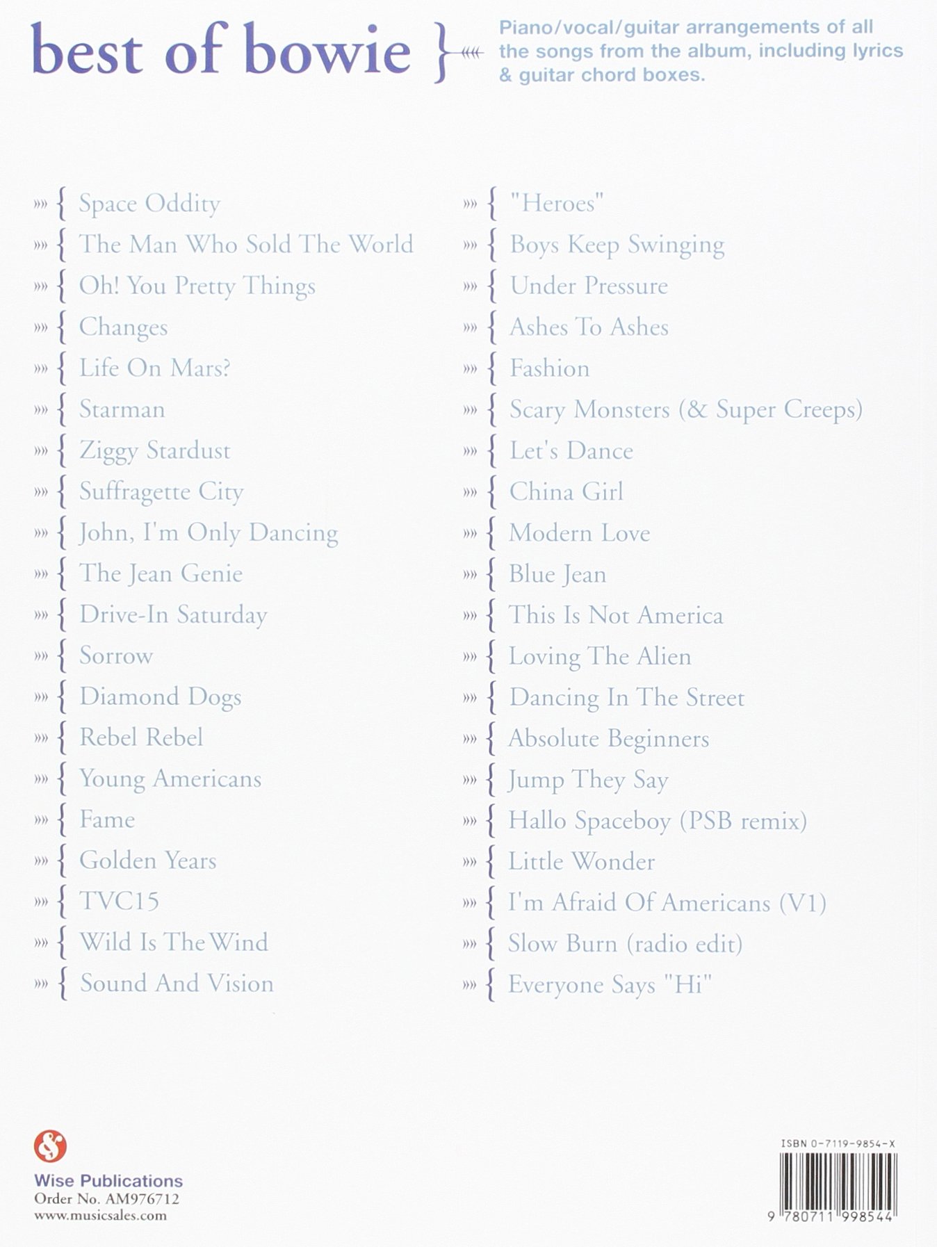 Starman Lyrics Chords