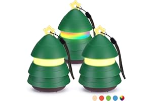 Christmas Gift EverBrite Christmas Tree Lantern 3 Pack, 5 Light Modes Holiday Decoration Presents for Women and Men, AAA Batteries Contained Stocking Stuffers, Christmas Lights Indoor & Outdoor