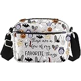 ENSIANTH Horror Movie Inspired Crossbody Purses Bag Spooky Gift Zero Ghost Dog Gift Skull Lover Gift (Night thing H CB)