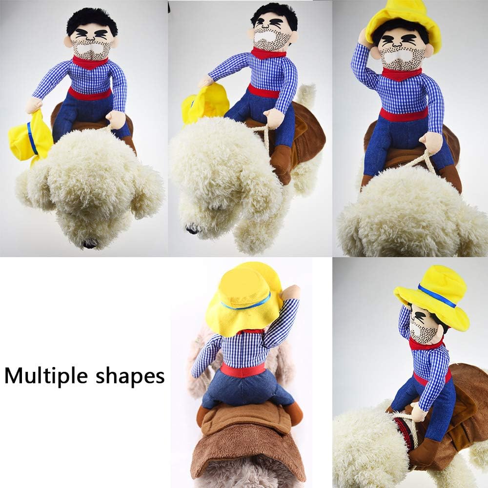 1PC Small Pet Costumes Dog Costumes Christmas Cowboy Dog Clothes - Image 4
