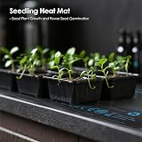Zyncove Seedling Heat Mat 20"x10" with Thermostat for Plant Germination view 6