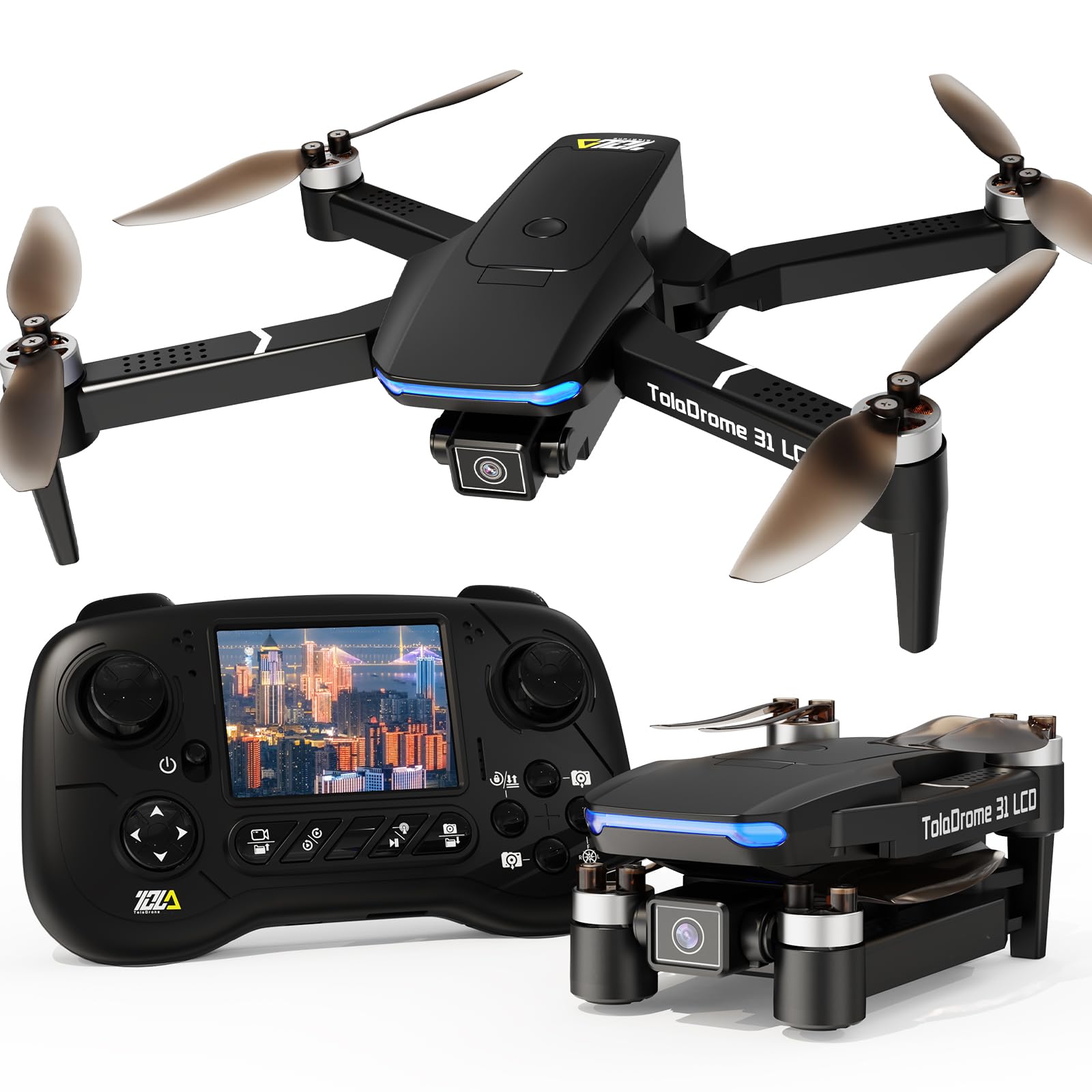thumbnail image 2 of S159 Pro Drone With 8K HD Camera – GPS Brushless Motor, Long Range 2000m, 20 Min Flight Time 2 of 5