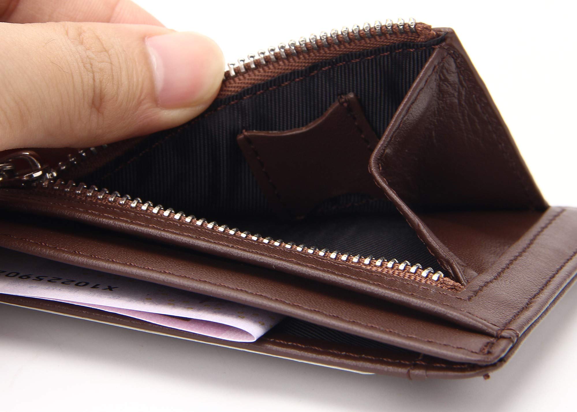 Cartera de Hombre con Monedero, Tarjetero RFID y Billetera Pequeña también Mujer