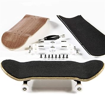 PhoneNatic Finger-Skateboard Bauset in rotbraun (Design 1)