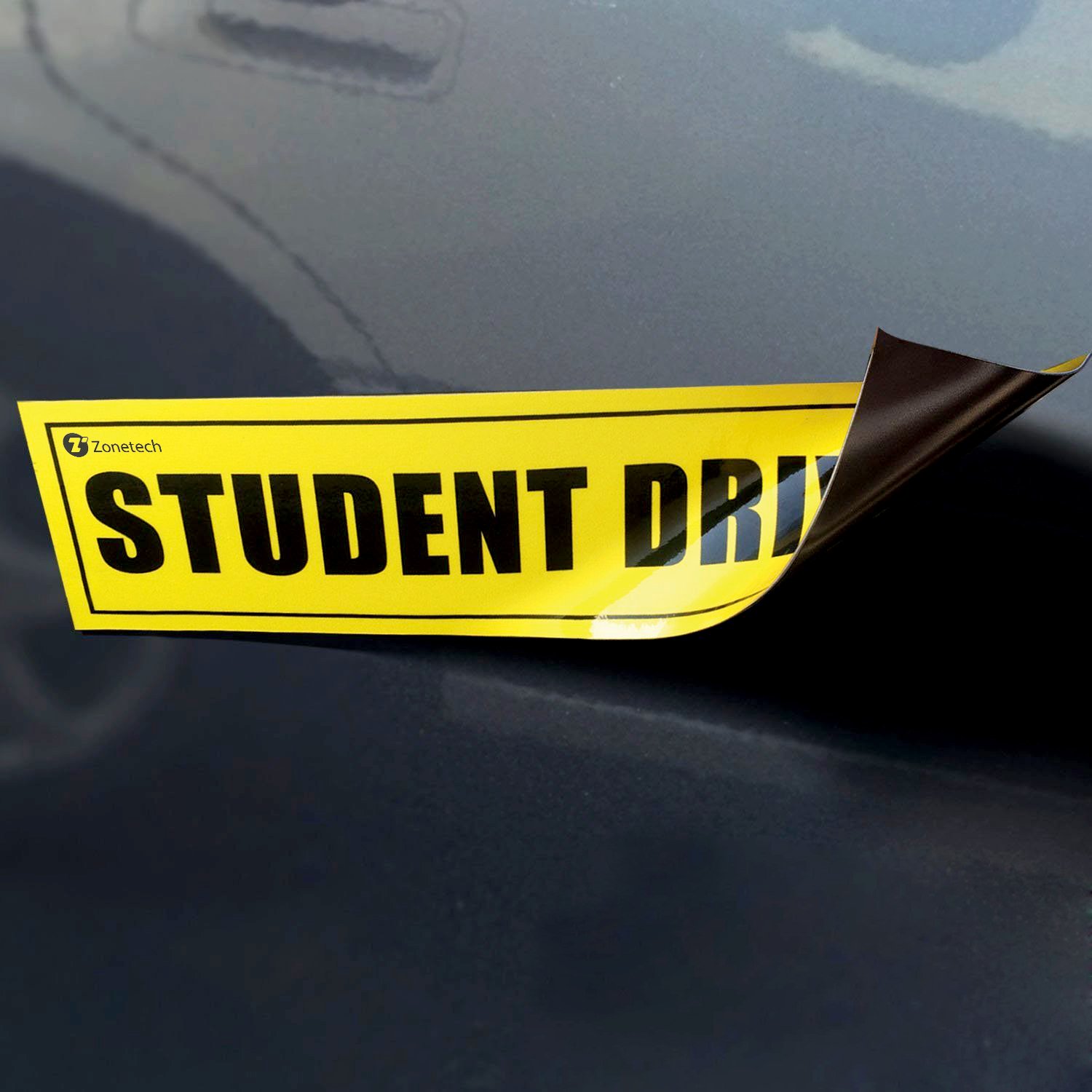 Zone Tech Student Driver Sign Vehicle Reflective Car