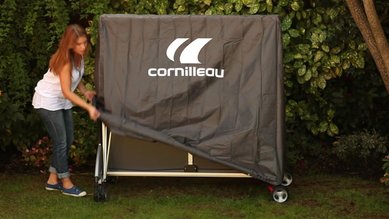 Cornilleau Table Cover - Gray (Slate) Polyester : Table Tennis Tables : Garden & Outdoor