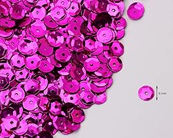 Penta Angel Loose Sequins 4000Pcs 6mm Round