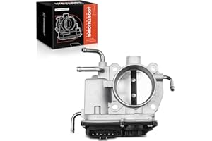 A-Premium Electronic Throttle Body Compatible with Toyota, Scion, Lexus & Pontiac Model - Corolla, Camry, Matrix, RAV4, Solara, tC, xB, HS250h, Vibe - 2.4L L4, w/TPS, Replace# 22030-0H031, 19205296