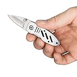 BARRYSAIL Mini Keychain Knife, 1pc Small Folding