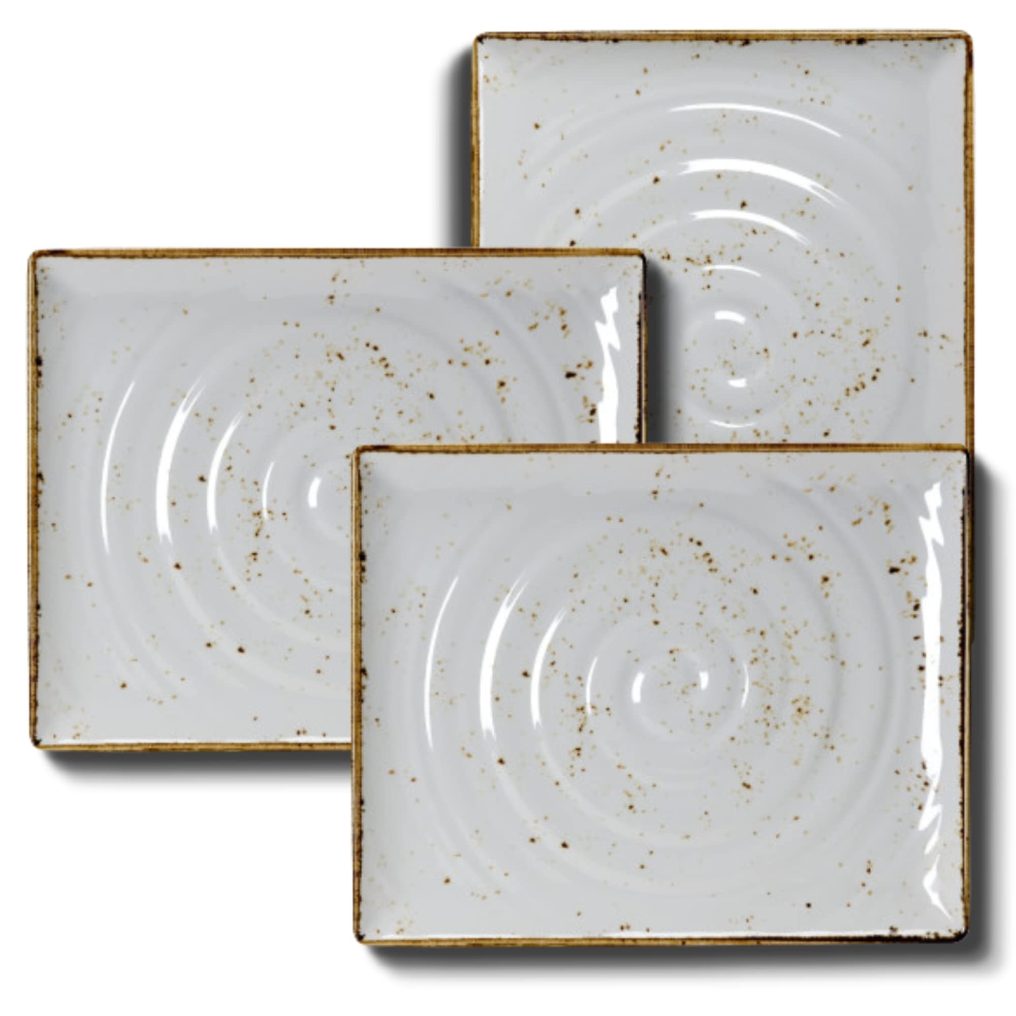 Steelite VV458 Craft Melamine GN 1/2 Rectangular Platter, White (Pack of 3)