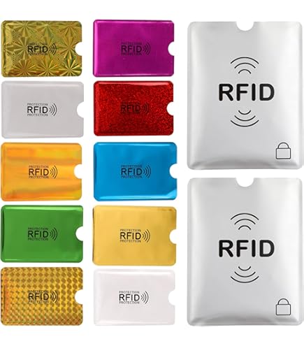 thumbnail image 2 of 15PCS RFID Blocking Sleeve RFID Credit Card Holder & Botswana 2 of 14