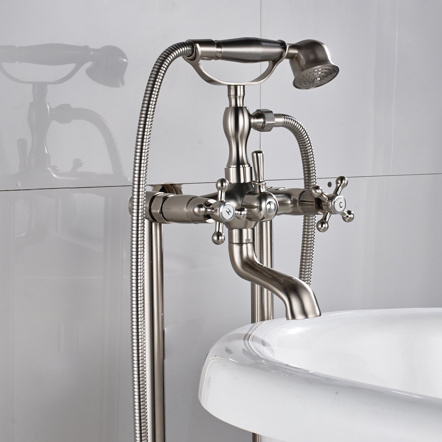 27 5 8 Inch Kingston Brass Cc2088 Vintage Claw Foot Tub
