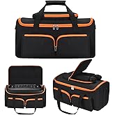 AZTOPA Portable Speaker Case Tote Bag Compatible with JBL PartyBox On The Go Essential, for PartyBox On-The-Go Speaker Outdoor Carry & Protective, with Multi-pockets for Accessories Storage