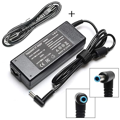 90W 19.5V 4.62A AC Adapter Laptop Charger for HP Envy Touchsmart Sleekbook 15 17 M6 M7 Series, HP Spectre X360 13 15, HP Pavilion 11 14 15 17 741727-001 740015-001 854117-850 Power Supply Cord Plug