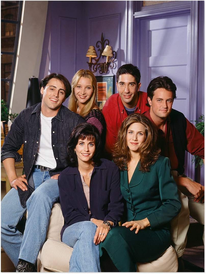 FUNHUA Friends TV Show Poster 18" x 24" Picture Prints on Canvas for Wall Decor, Unframed