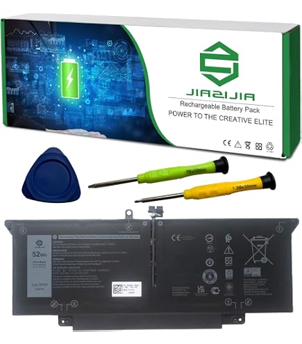 Amazon.com: NBULBL JHT2H 7.6V 52Wh Laptop Battery Replacement for