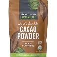 Organic Cacao Powder, Unsweetened, 1 lb (454 g) – Rich Dark Chocolate Flavor, Perfect for Baking, Smoothies & Hot Chocolate –