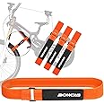 Boncas Adjustable Bike Rack Strap Bicycle Wheel Stabilizer Straps with Innovative Gel Grip Keep The Bicycle Wheel from Spinning