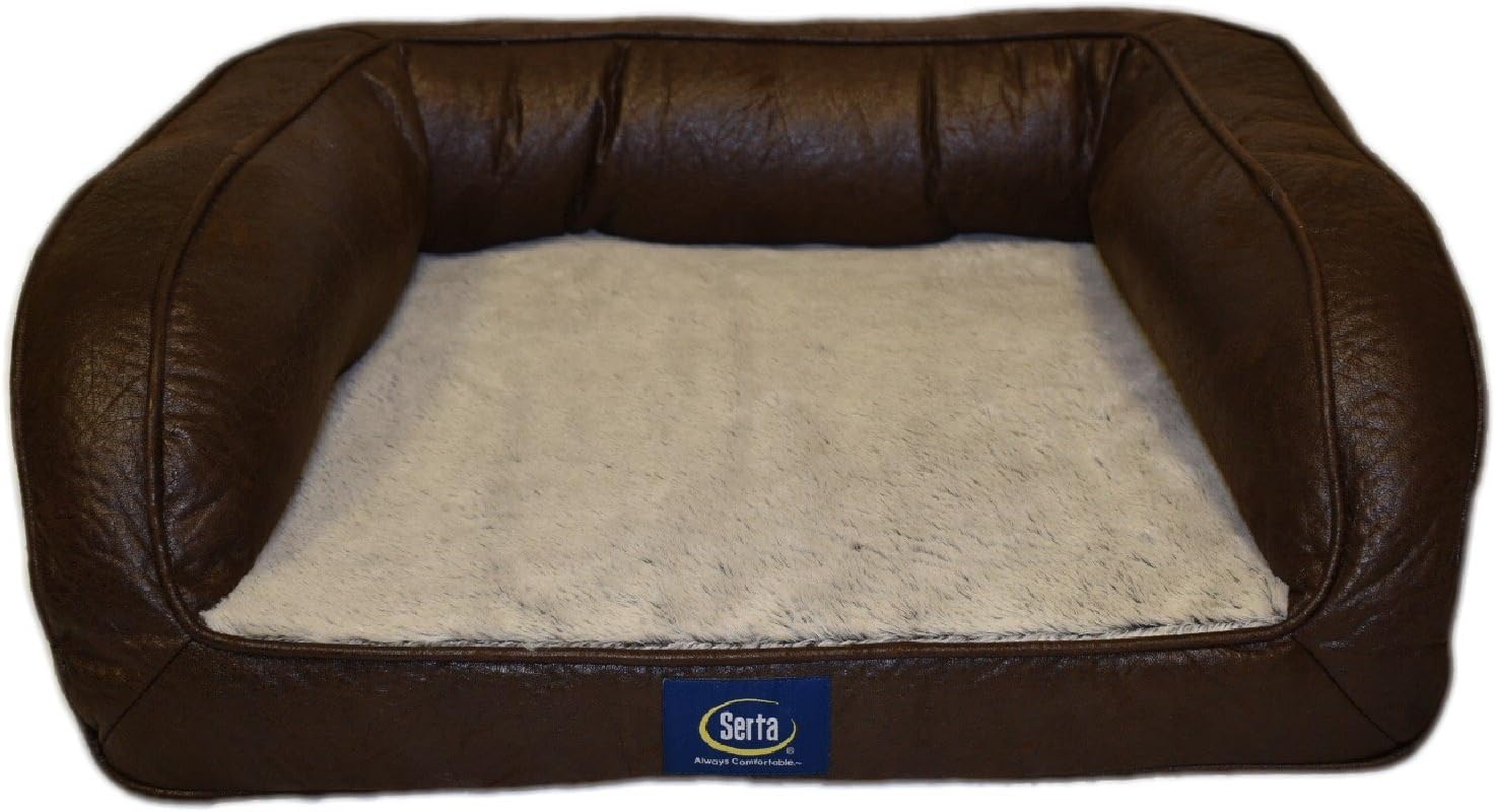 serta ortho foam quilted couch pet bed