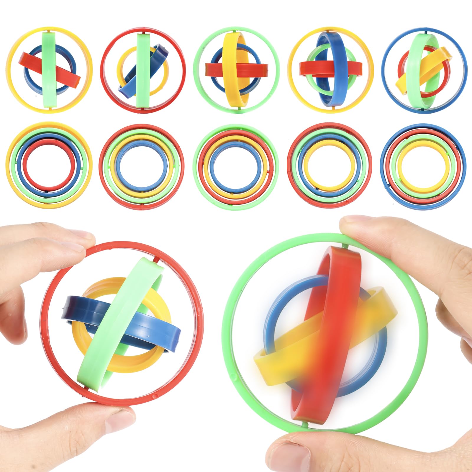 Photo 1 of 10Pcs Fidget Spinners Toys for Kids Adult, Fidget Toys Bulk for Party Favors Goodie Bag Stuffers, Sensory Anxiety Toys Stress Relief for Treasure Box Classroom Prizes Pinata Stuffers