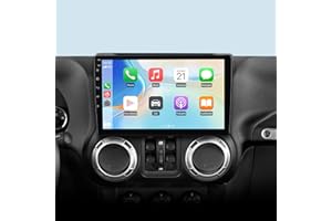 [4GB+64GB] Car Radio Stereo for Jeep Wrangler JK 2007-2018 Dodge Ram 1500 2500 3500 2009-2012 Grand Cherokee with CarPlay And