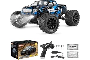 HAIBOXING RC Cars 1/18 Scale 4WD Off-Road Monster Trucks with 36+KM/H High Speed, 2.4 GHz Remote-Controlled Electric All Terrain Waterproof Vehicles with Rechargeable Battery for Kids and Adults RTR
