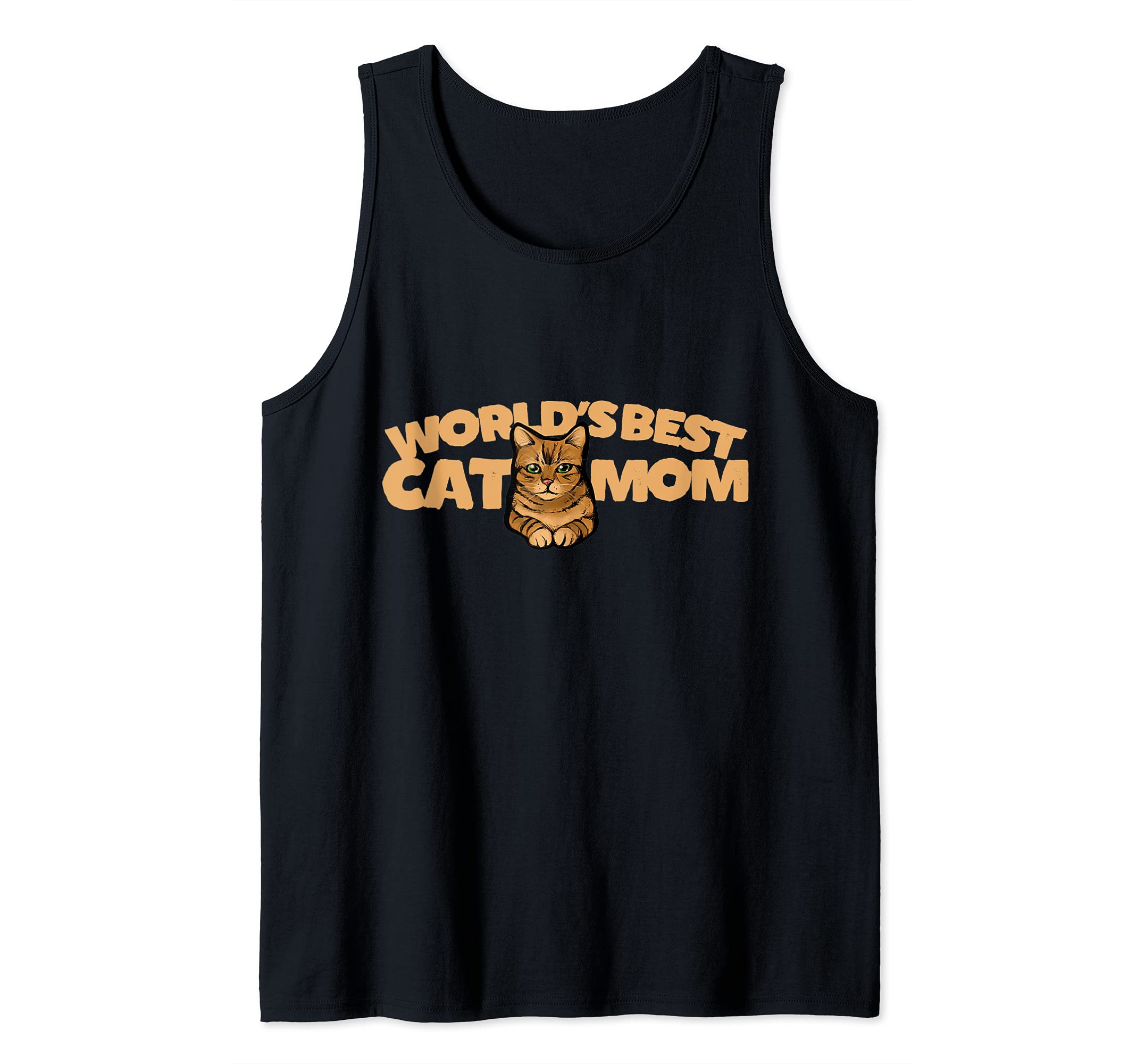 Cat Mom funny cat person design cat people humor Tank Top