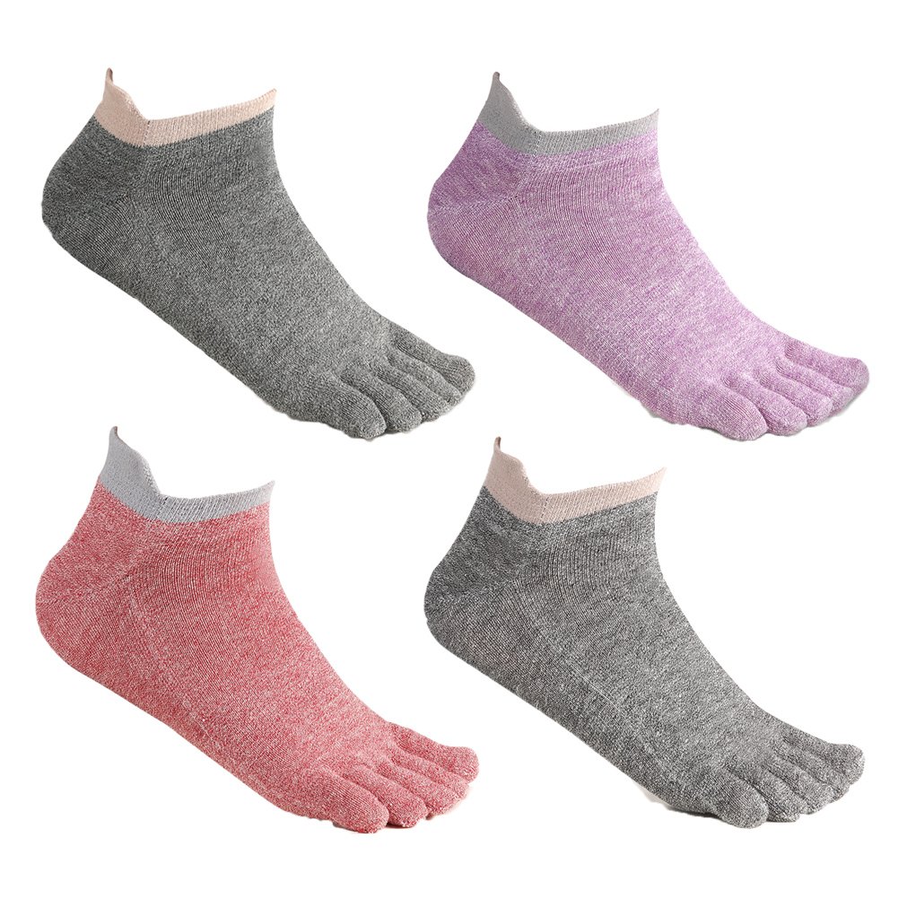 COJOY GelLined Compression Toe Separating Socks Heel Pain