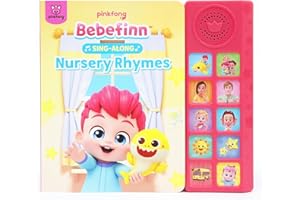 Pinkfong Bebefinn Sing-Along Nursery Rhymes Sound Book – 10 Button Musical Baby Shark Book for Toddlers 1-3 | Includes Songs from ‘Bebefinn Best Nursery Rhymes’ Digital Album (Amazon Music)