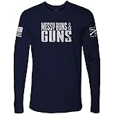 Grunt Style Messy Buns & Guns Women's Long Sleeve T-Shirt